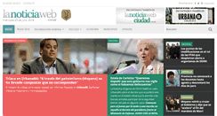Desktop Screenshot of lanoticiaweb.com.ar